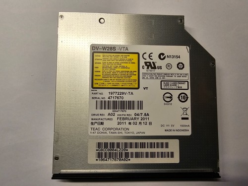 Lecteur graveur dvd mm - 12.5,