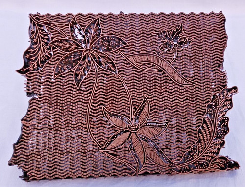 Ancien tampon pour - , tissu