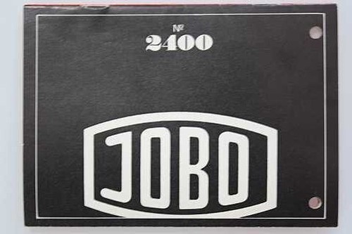 Manuel utilisation jobo - manuel, d'utilisation