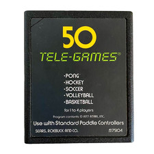 Pong Sports 50 Tele-Games (Atari 2600, 1977) Sears, Roebuck and Co. | Untested