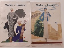 2 revues anciennes Modes et