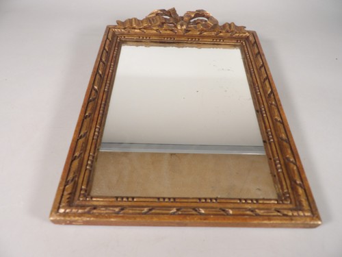 Miroir ancien bois sculpté - miroir,