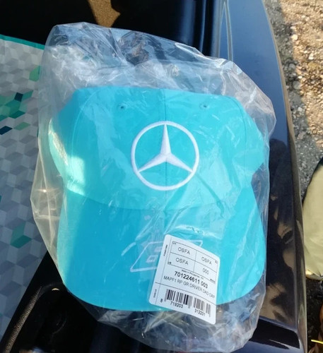 Casquette bleu mercedes - casquette,