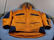 PONANT Coat Mens XL Orange Polar Exploration Alpine Climbing Cold Weather Parka