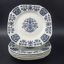 GIEN - 6 SQUARE EARTHENWARE DESSERT PLATES IBIS model