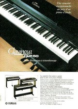 publicité Advertising 0421 1986  piano éléctronique  Yamaha Clavinova CLP 50 