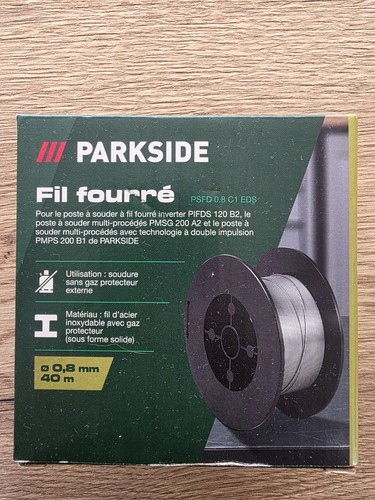 Parkside fil fourré 8mm - parkside, 0.8mm