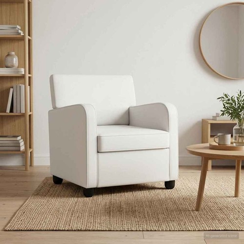 Fauteuil simili cuir salon - simili,