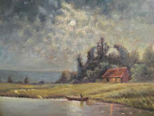 Tableau Ancien Peinture Huile