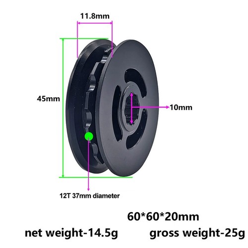 Roue guidage nylon - roue, de