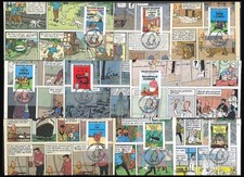 Belgique 2007 - Collection TINTIN CENTENAIRE HERGÉ sur 24 enveloppes Collector (