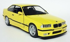 UT Models 1/18 Scale 180 022300 BMW M3 E36 1996 Dakar Yellow Diecast Model Car