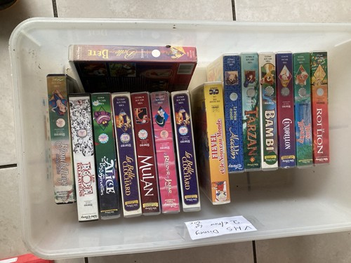Lot cassettes disney - lot,