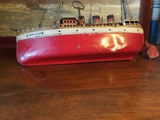 Jouet ancien bateau paquebot