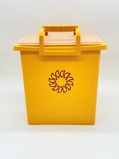 3 Gallon Tupperware 13" Carry All Storage Container Tote #1430 Lid #795 & Handle