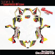 For Suzuki LTR 450 2006-2014 13 Graphics Kit Decals Stickers ATV BLine Yellow 