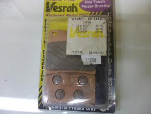 Plaquette frein vesrah pour - frein,
