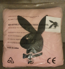 Coussin Playboy Carré Rose