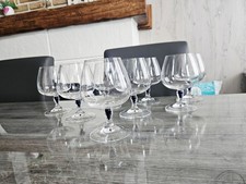 8 Verres A Cognac Cristal