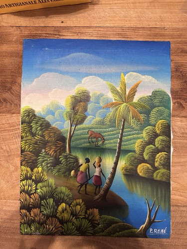 Ancien tableau hst haïti - hst, art