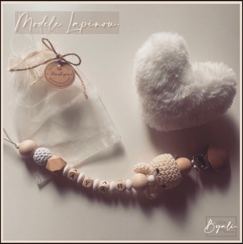 Attache tetine personnalisé - ,