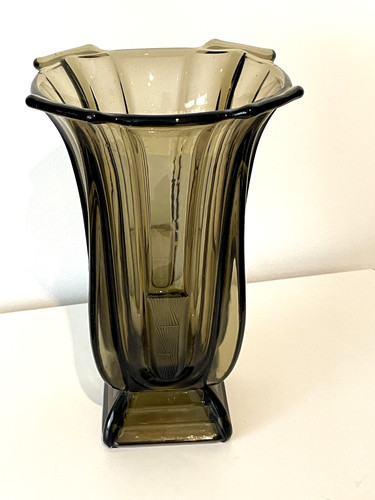Vase art déco verre - art,