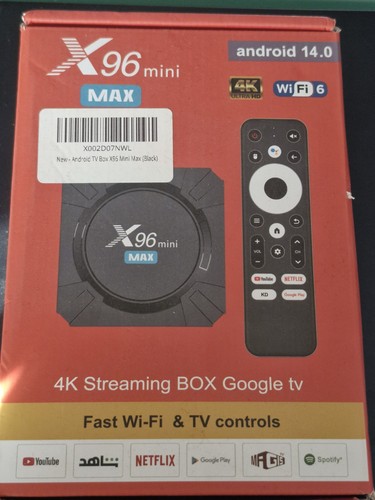 Android box x96 mini - mini, max