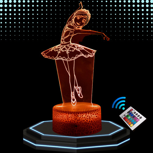 Lampe chevet led danseuse - chevet,