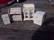 FURNITURE FURNITURE WOOD TOY DOLL miniature wardrobe chest of drawers table bedside sideboard