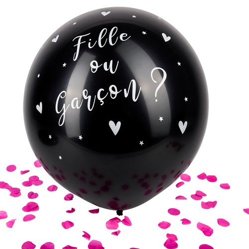 Ballon géant noir gender - gÉant,