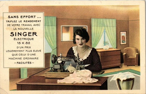 Publicite machine a coudre - a,