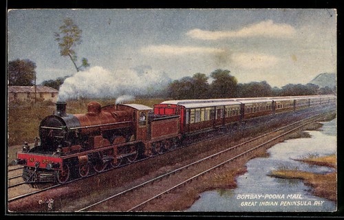 Carte postale chemin fer - de,
