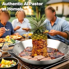 Brochette verticale en acier inoxydable pour rôtissoire gyroscope donneur et po