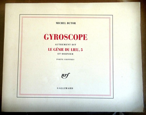 Michel butor gyroscope le - butor, "gyroscope