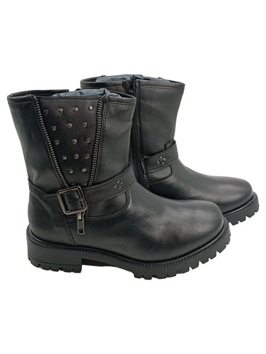 Black premium bottes moto - black,