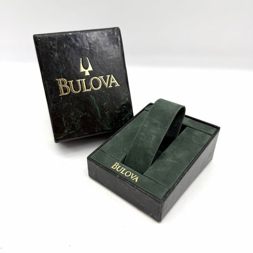 Boîte vintage bulova verte - vintage,