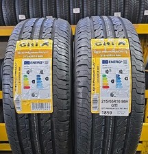2 PNEUS NEUFS GITI 215/65 R16