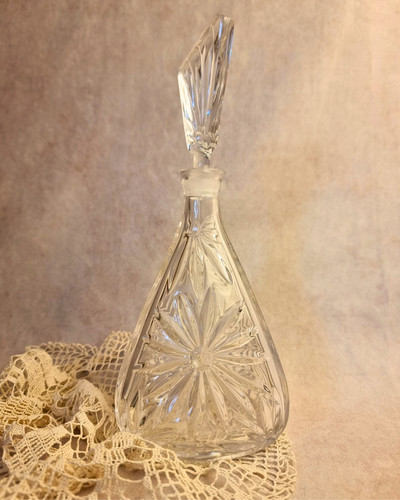Carafe ancienne verre pressé - ancienne,