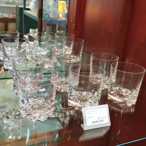 Lot verres whisky cristal de - verres,