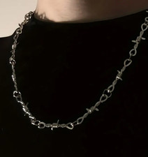 🖤 Collier fil barbelé *