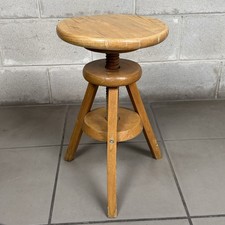 Tabouret En Bois Tournant