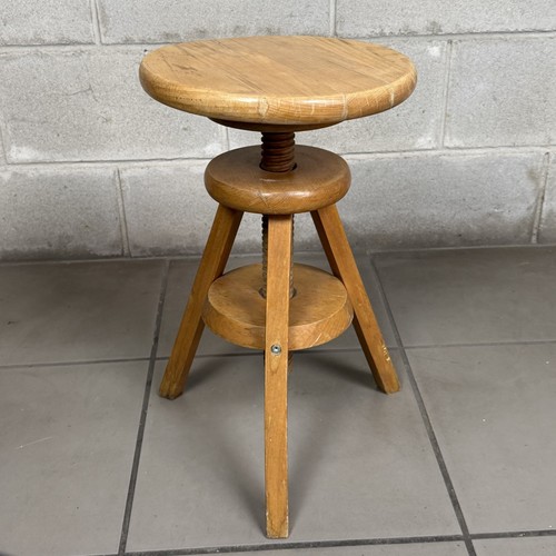Tabouret bois tournant - tabouret, en