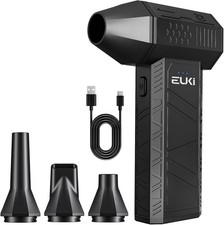 EUKI Souffleur d’Air Comprimé Rechargeable 130000 RPM Mini Sans Fil Portable pou