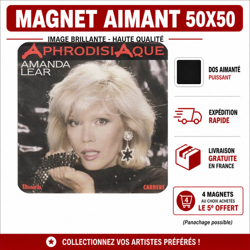 Magnet amanda lear - amanda,