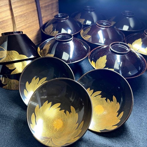 Bol soupe japonais laque - soupe, en