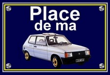 plaque " PLACE DE MA TALBOT