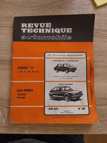 Revue technique alfa romeo - revue,