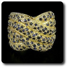 Blue Sapphire Ring Silver 925