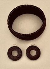 New Erica Zap Antiqued Copper Cuff/Earrings