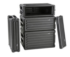 SKB Cases 1SKB-R4S 4U Shallow Roto Rack Steel Rails W/ 10.5-Inch Deep (1SKBr4S)